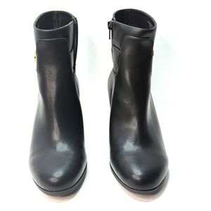 Giani Bernini Women's Artta Round Toe Block Heel Booties Black Size 8.5M NWT/BOX